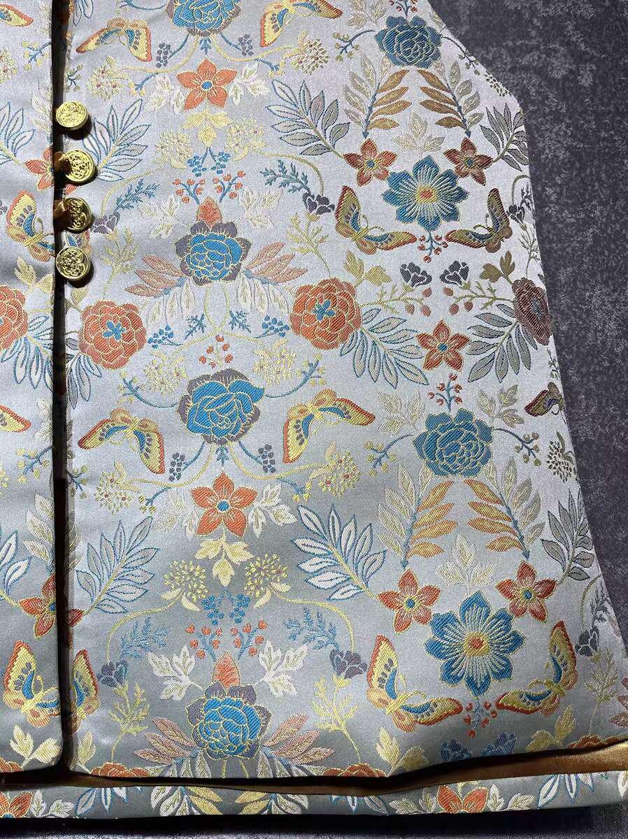 Chaleco Song Brocado, Chaleco Floral Chino, Chaleco Estampado Oriental,Hanfu Estilo Vintage,Regalo para Ella,Trabajo diario/Ceremonia del té