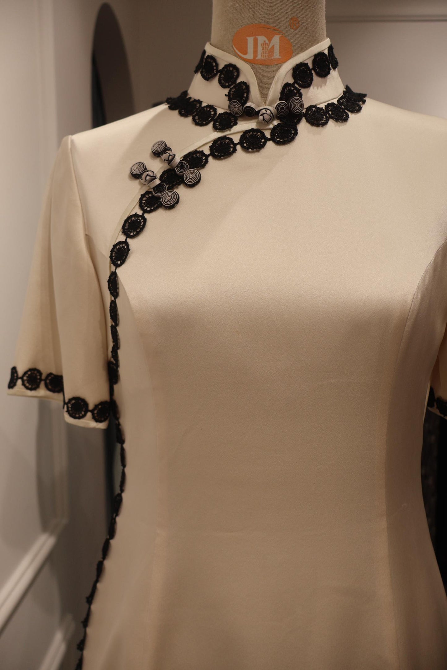 Cheongsam blanco, Vestido de seda chino a medida, Elegante vestido de novia chino,Vestido formal de lujo,Vestido de alta gama,estilo vintage