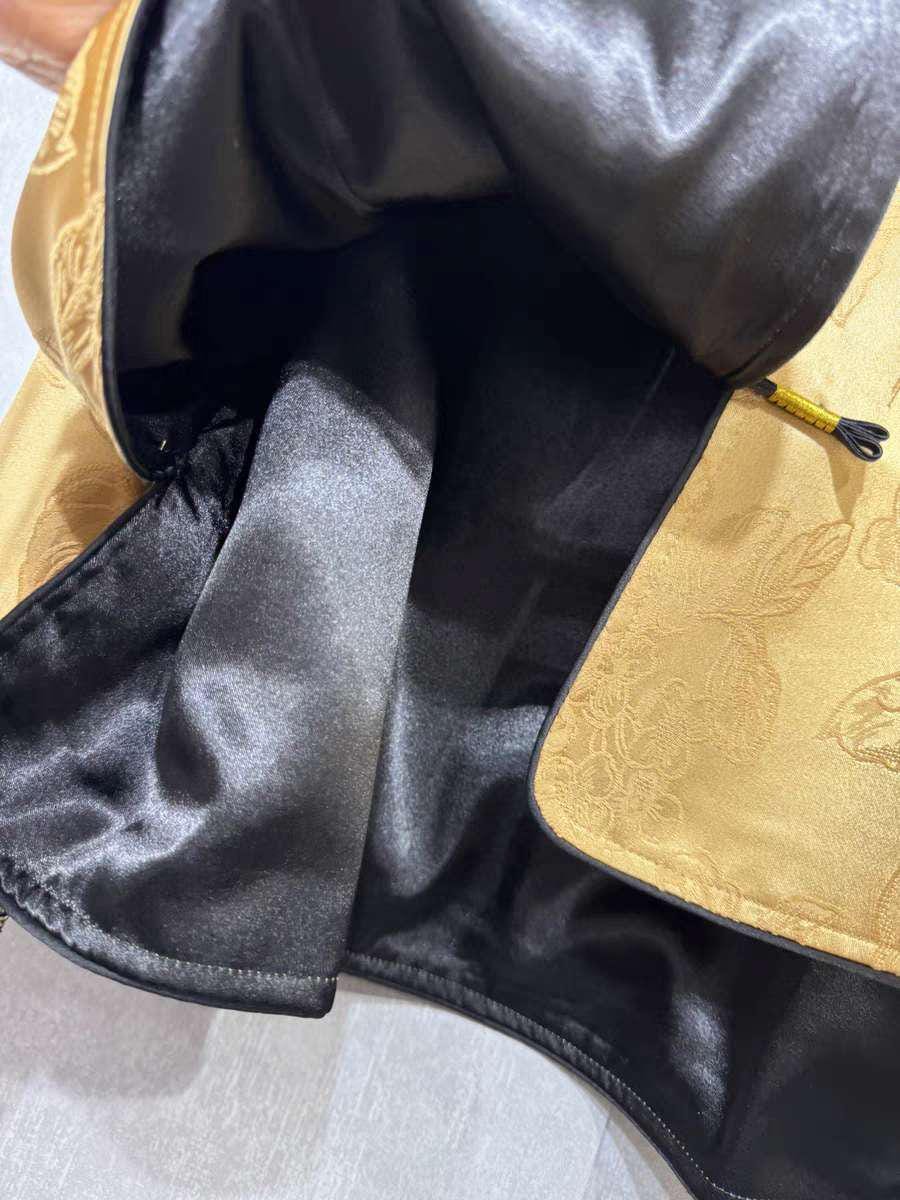 Chaqueta de oro Tang, Traje de chaqueta chino Tang, blusa con puños barrocos, Elegante Top, Abrigo inspirado en el Hanfu, regalo para ella