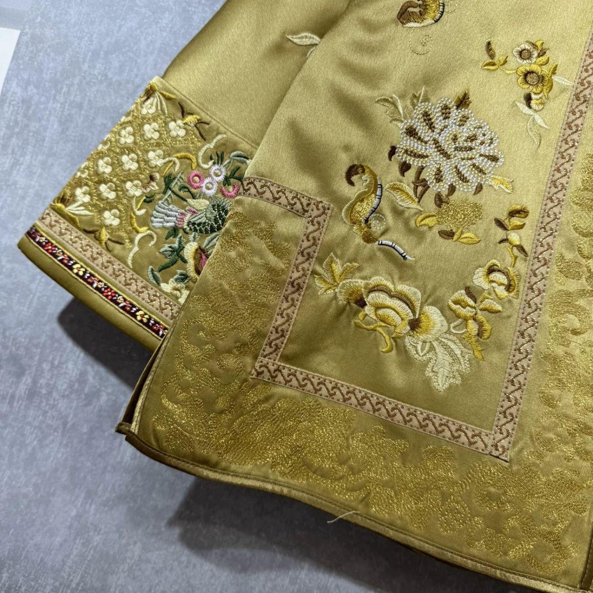 Chaqueta Tang China Bordada| Atuendo de Celebración de Cumpleaños | Abrigo Tradicional Mandarín | longevidad y felicidad