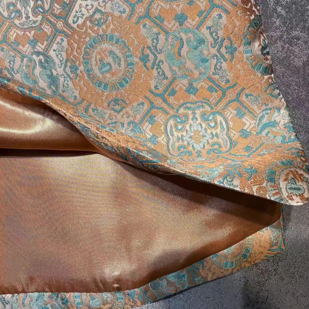 Chaleco de brocado Song, abrigo sin mangas, chaleco tradicional con botones,oriental vintage,regalo para ella, Ropa para la ceremonia del té