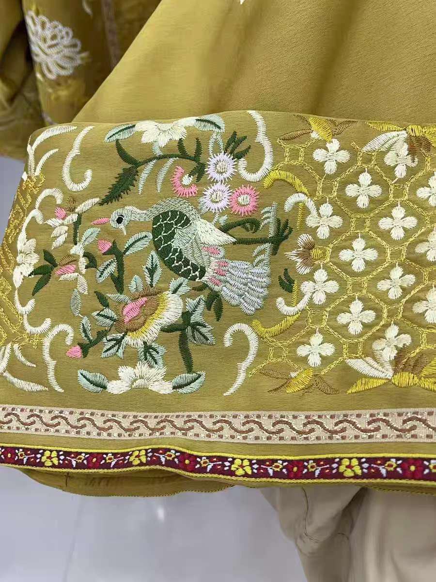 Chaqueta Tang China Bordada| Atuendo de Celebración de Cumpleaños | Abrigo Tradicional Mandarín | longevidad y felicidad