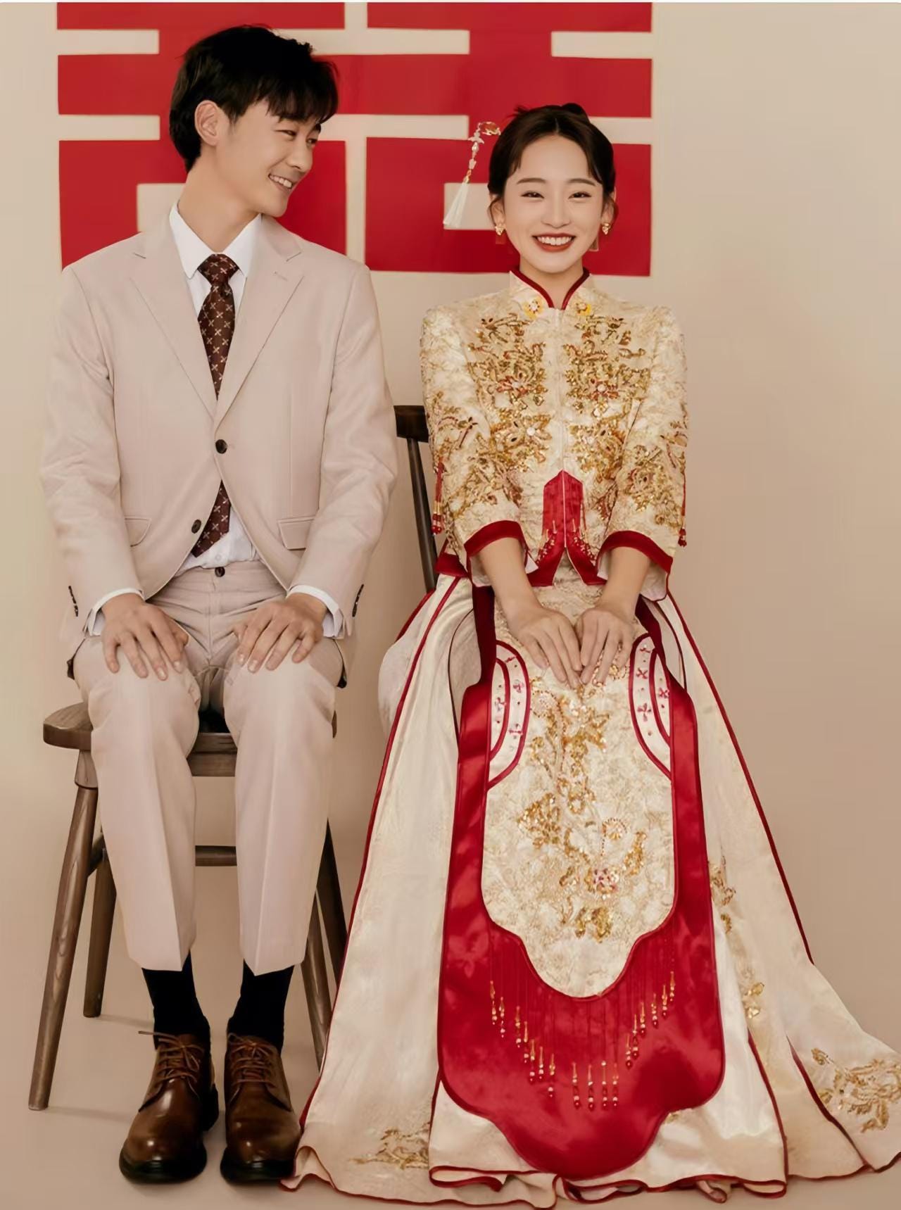 Vestido Qipao Chino , Vestido Tradicional Qun Kwa, Traje de Novia Cheongsam Vintage, Ceremonia de Té de Boda,Look de Compromiso Chino,regalo