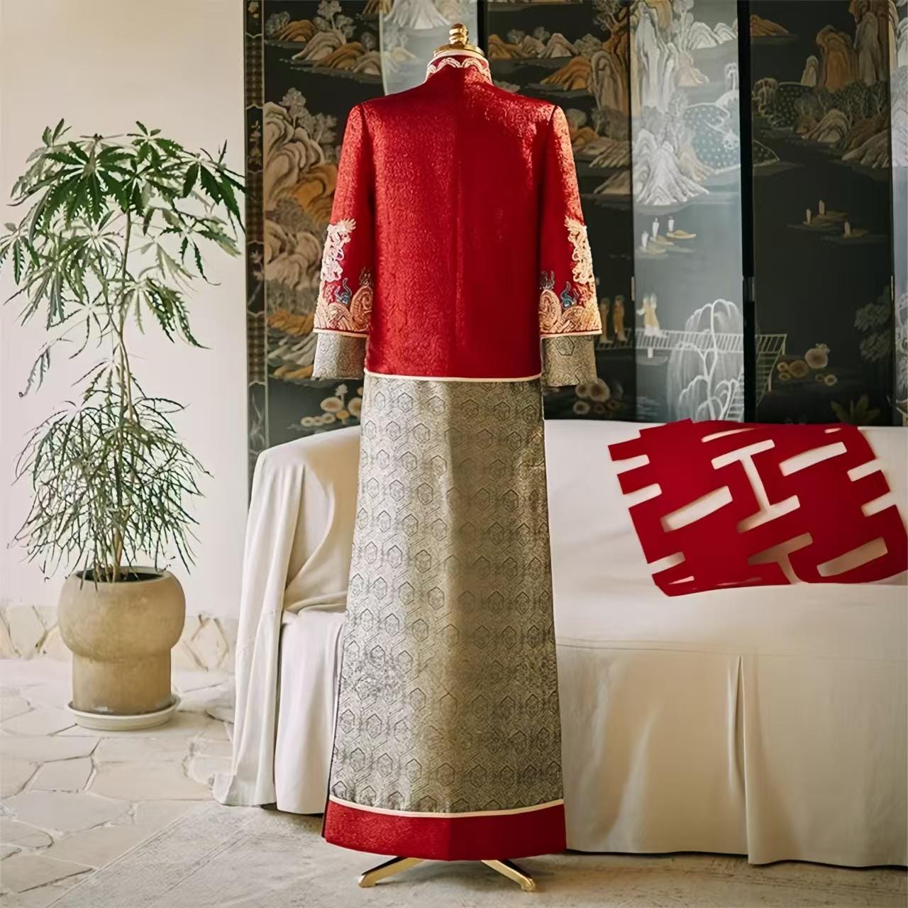 Traje de Boda Chino para Hombre,Traje de Novio Dragón Fénix,Chaqueta Tang,Traje Tradicional Hanfu,Ceremonia de Boda,Look de Compromiso Chino