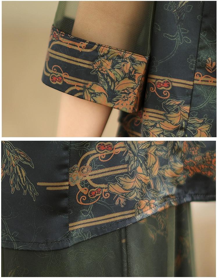 Vestido Chino de Dos Piezas, Traje Vintage Tang,Traje Oriental Cheongsam,Traje Tradicional Asiático,Ropa Retro Estilo Chino,Ceremonia del Té