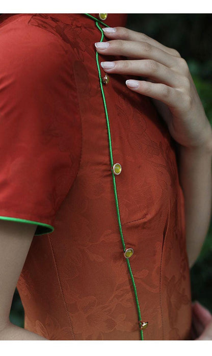 vestido qipao cheongsam  elegante vestido chino para mujer