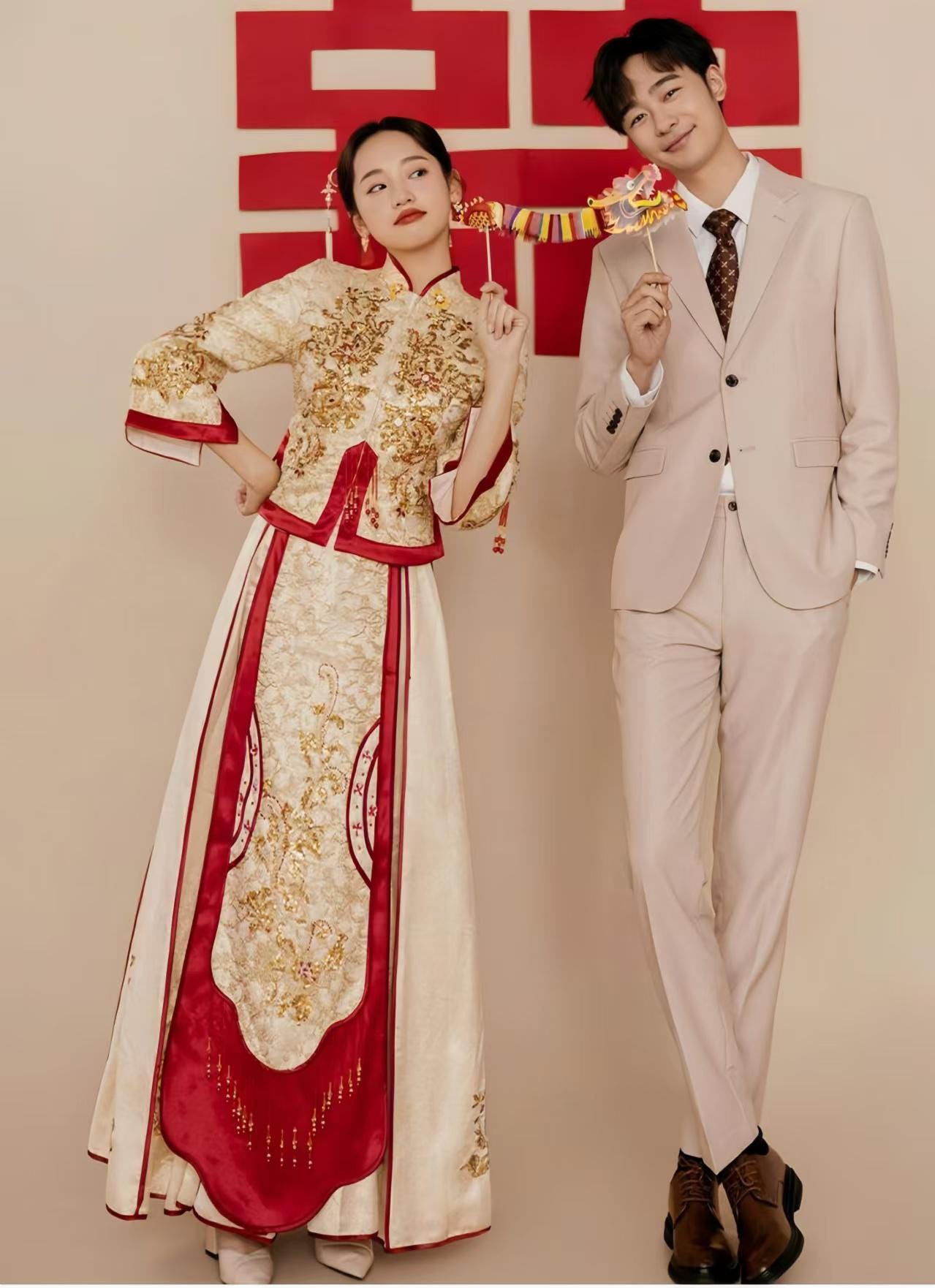Vestido Qipao Chino , Vestido Tradicional Qun Kwa, Traje de Novia Cheongsam Vintage, Ceremonia de Té de Boda,Look de Compromiso Chino,regalo