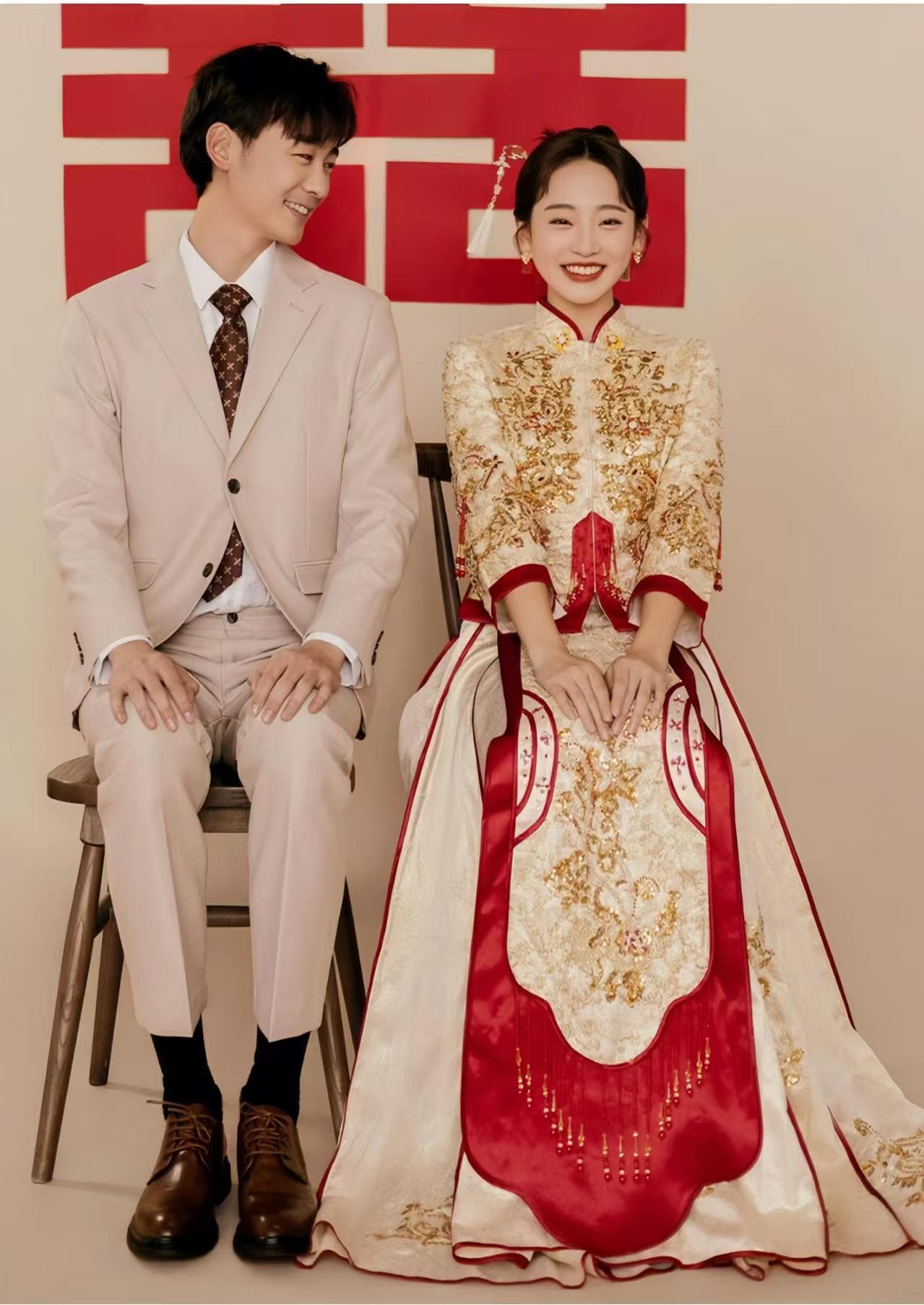 Vestido Qipao Chino , Vestido Tradicional Qun Kwa, Traje de Novia Cheongsam Vintage, Ceremonia de Té de Boda,Look de Compromiso Chino,regalo