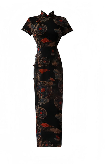 Women's Vintage Qipao Cheongsam Dress – Printed – additional product view
