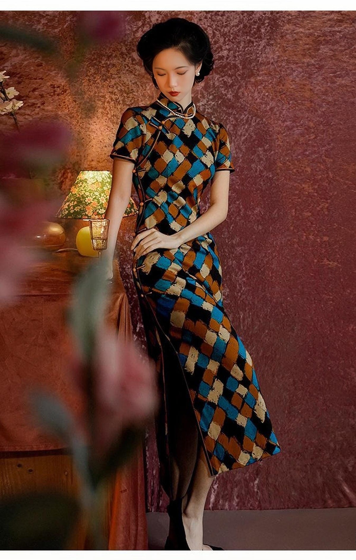 Women's Vintage Qipao Cheongsam Dress – additional product view