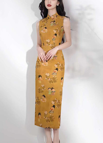 Women's Vintage Qipao Cheongsam Dress – Long – additional product view