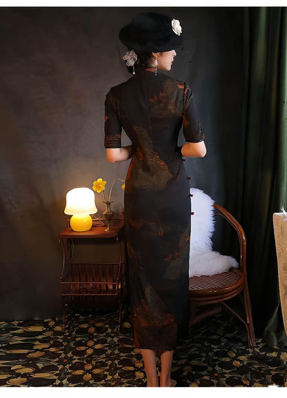 Women's Vintage Qipao Cheongsam Dress – additional product view