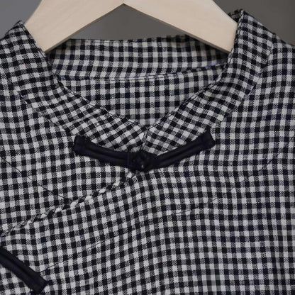 Vintage Linen Chinese Style Blouse – additional product view