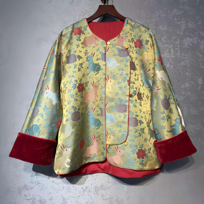 Women's Vintage Silk Chinese Tang Jacket – additional product view