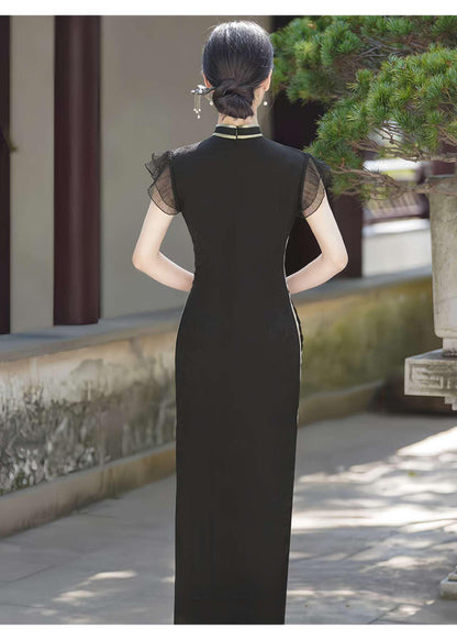 Women's Elegant Qipao Cheongsam Dress – Silk Panda – additional product view