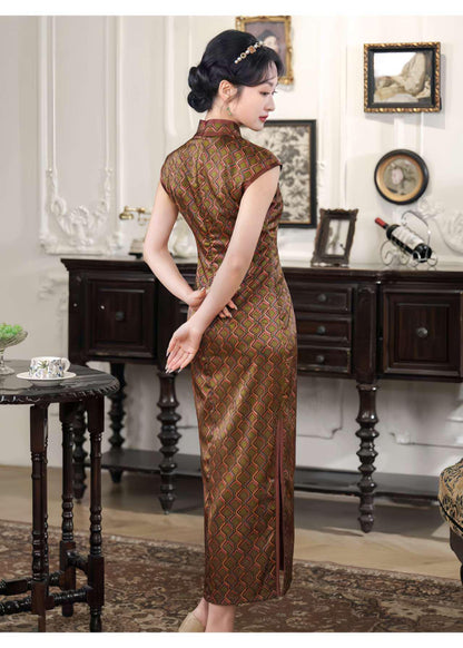 Women's Jacquard Qipao Cheongsam Dress – additional product view