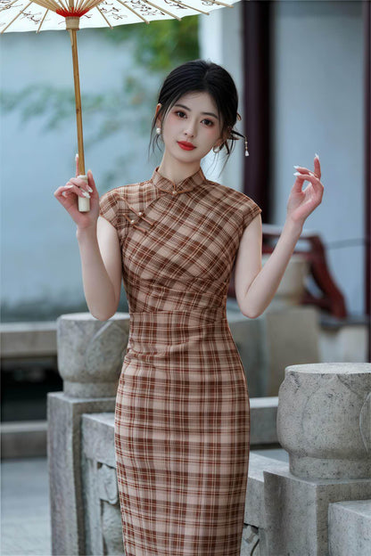 Women's Vintage Modern Chinese Two-Piece Set – additional product view