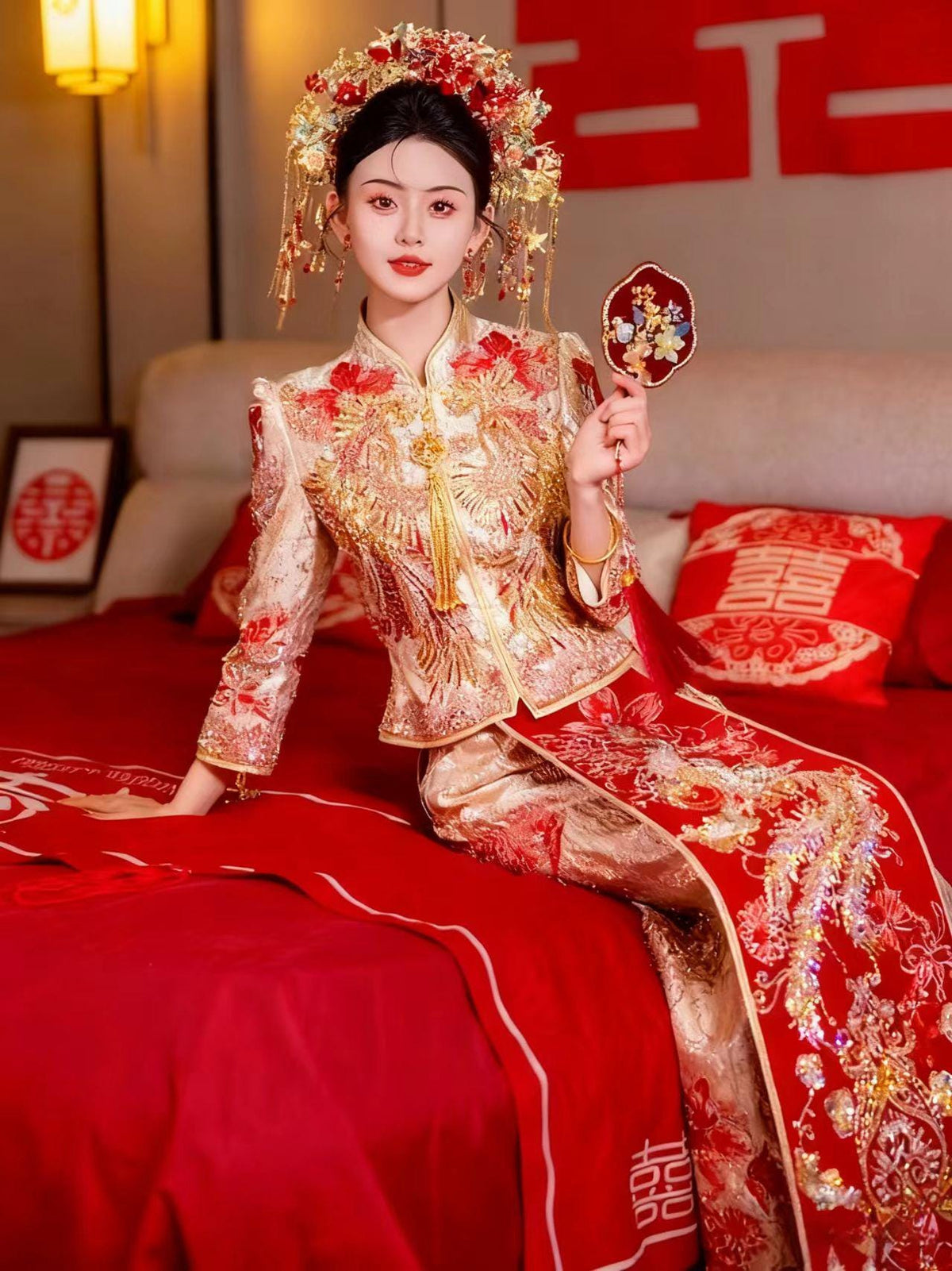 Women's Embroidered Brocade Qipao Cheongsam Dress – additional product view