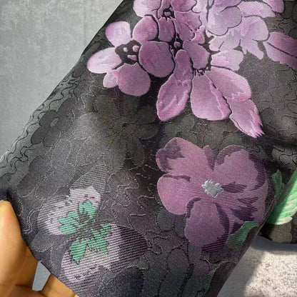 Women's Green Floral Velvet Chinese Tang Jacket – additional product view