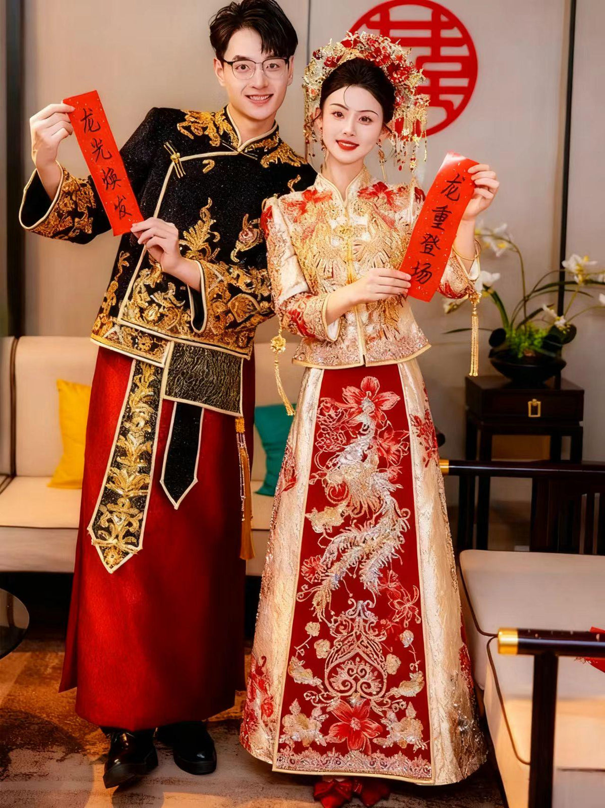 Women's Embroidered Brocade Qipao Cheongsam Dress – additional product view