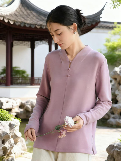 Women's Vintage Chinese Style Blouse – additional product view