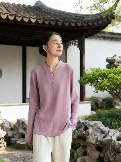 Women's Vintage Chinese Style Blouse – additional product view