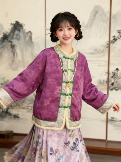 Women's Vintage Silk Chinese Tang Jacket – Winter