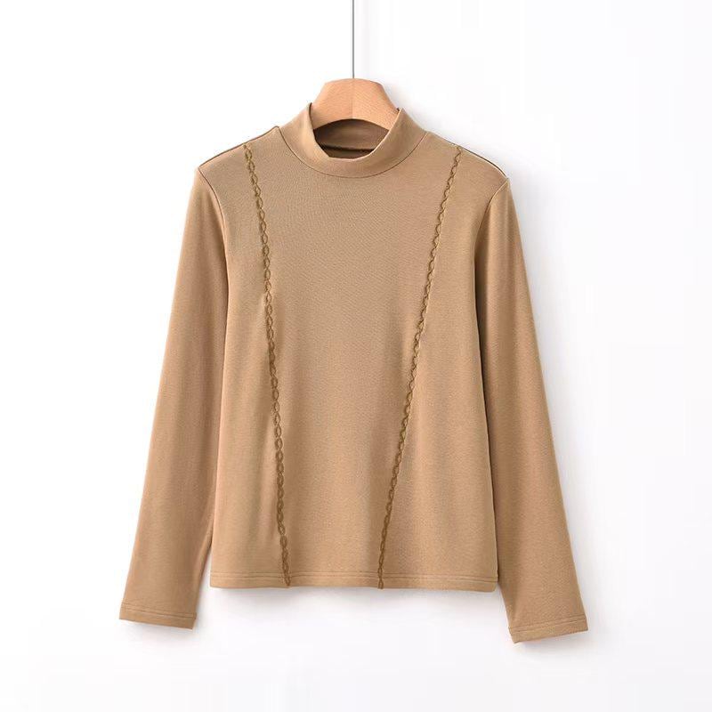 Women's Vintage Chinese Style Blouse – Acetate High Collar – additional product view