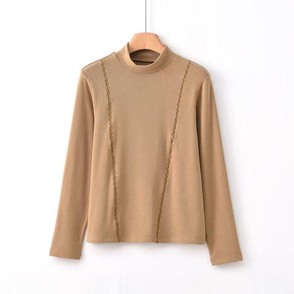 Women's Vintage Chinese Style Blouse – Acetate High Collar – additional product view