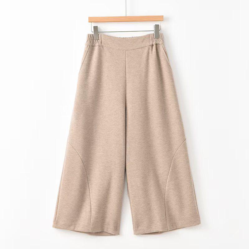 Vintage Tencel Chinese Style Wide-Leg Pants – additional product view