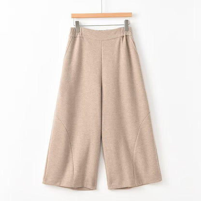Vintage Tencel Chinese Style Wide-Leg Pants – additional product view