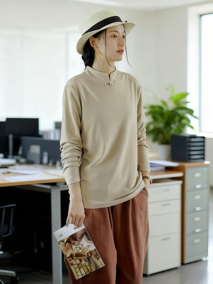 Women's Vintage Chinese Style Blouse – additional product view
