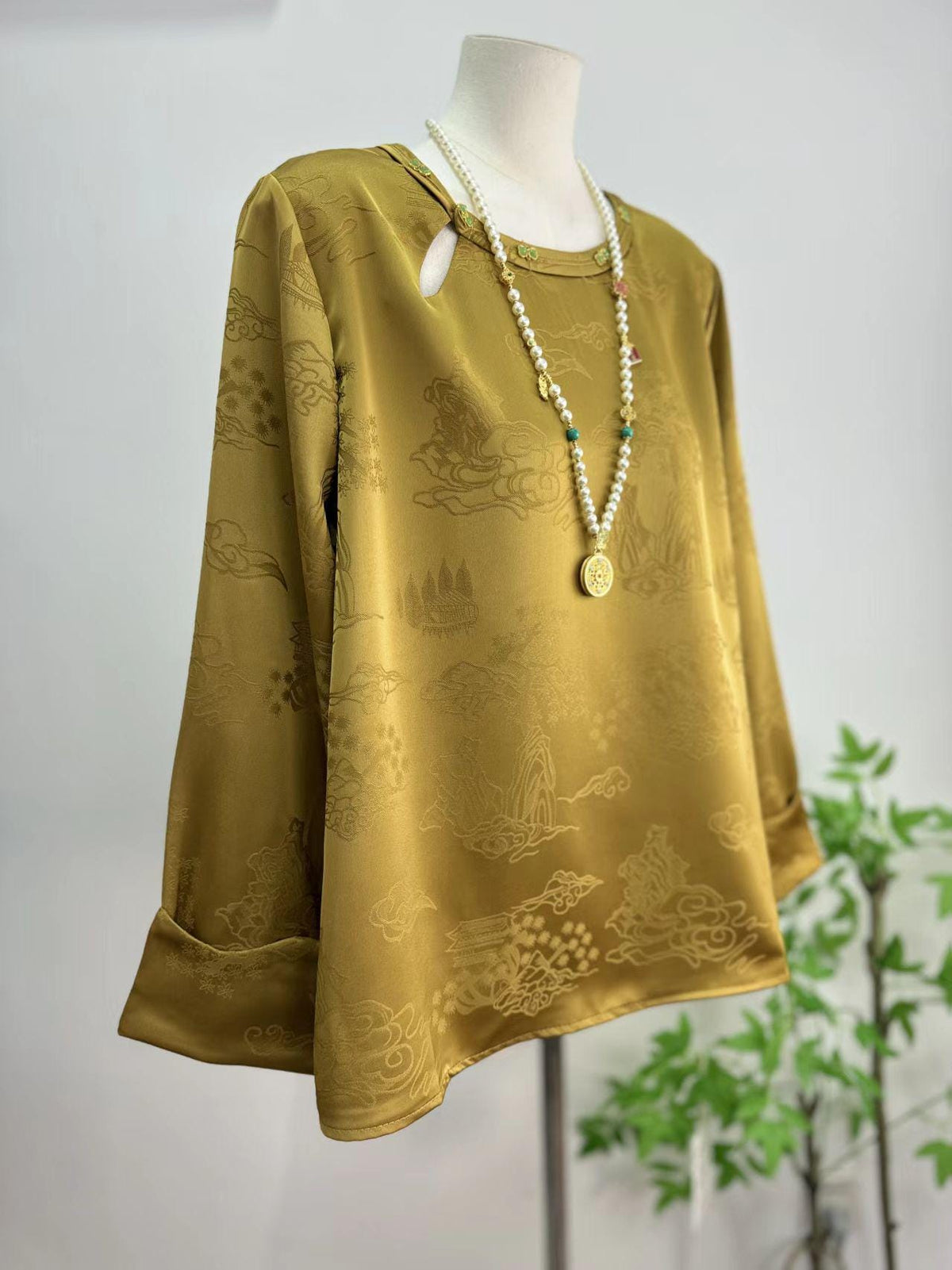 Women's Chinese Style Blouse – additional product view