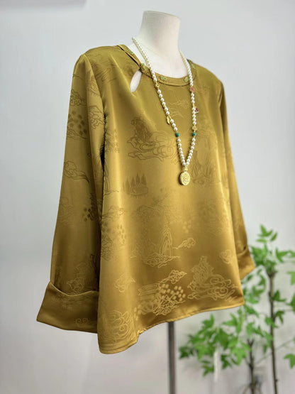 Women's Chinese Style Blouse – additional product view