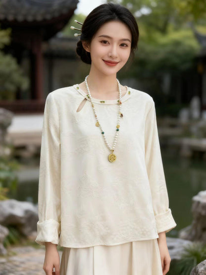 Women's Chinese Style Blouse – additional product view