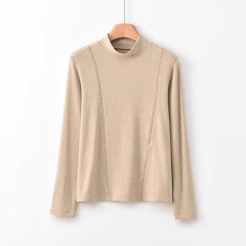 Women's Vintage Chinese Style Blouse – Acetate High Collar – additional product view