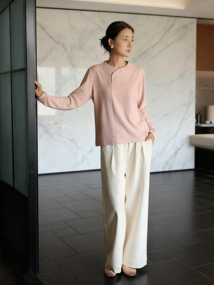 Women's Embroidered Chinese Style Blouse – High Collar – additional product view