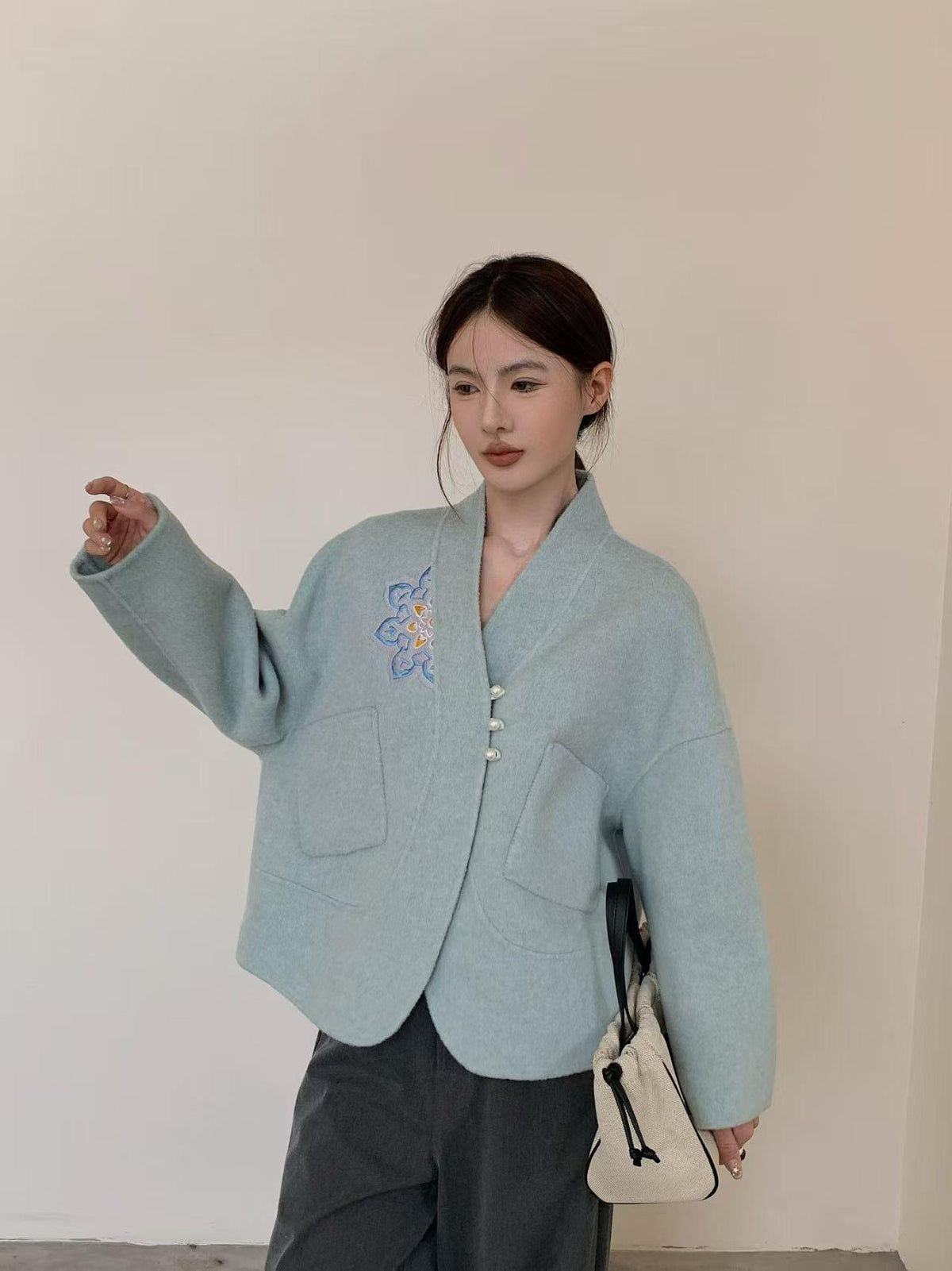 Women's Vintage Chinese Tang Jacket – additional product view