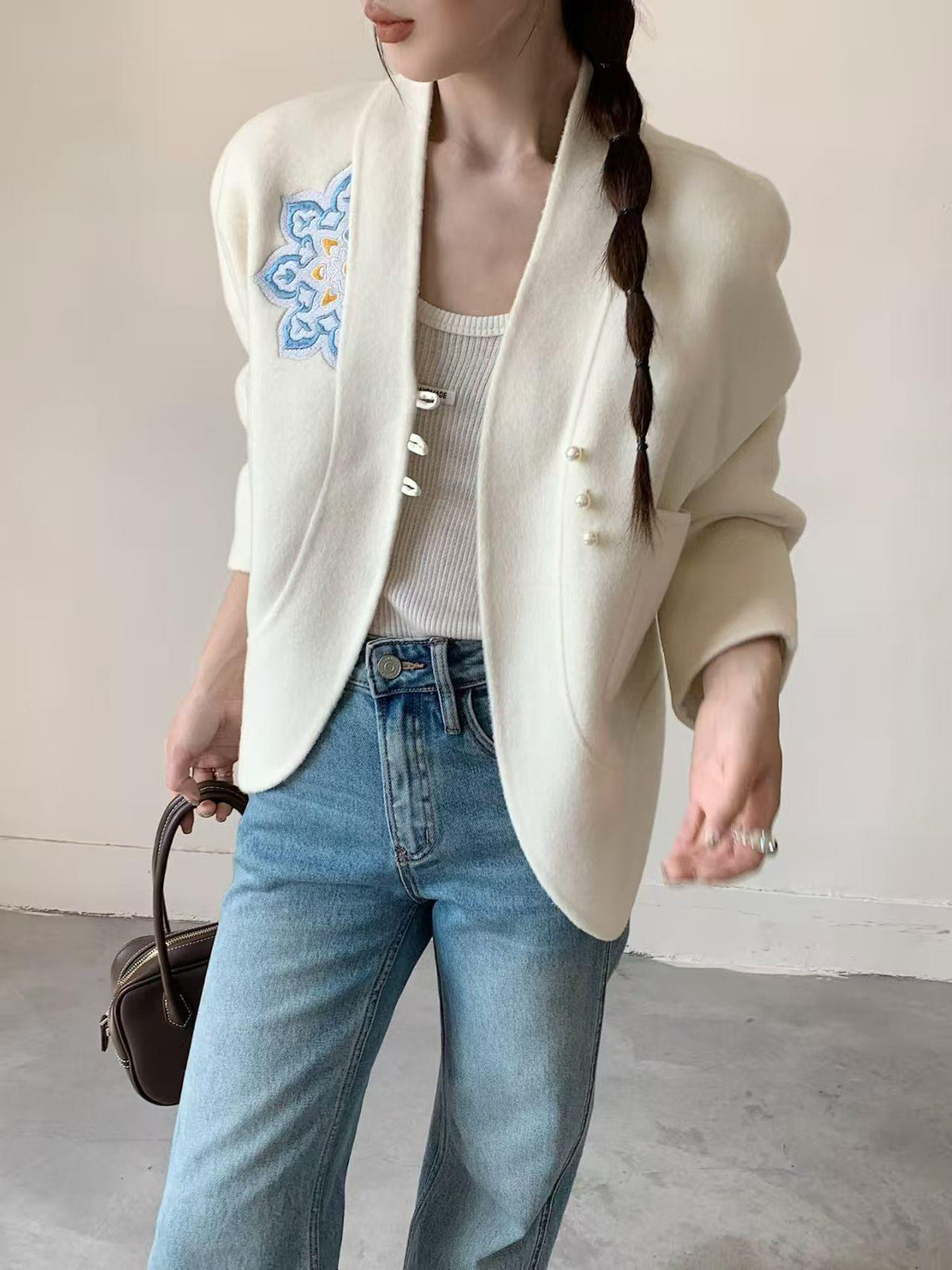 Women's Vintage Chinese Tang Jacket – additional product view