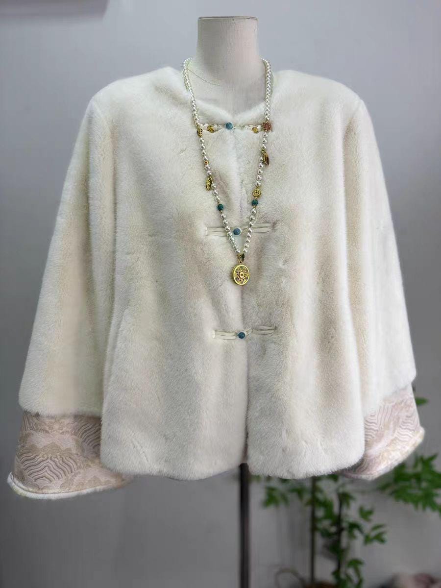 Women's Elegant Chinese Tang Jacket – Winter – additional product view