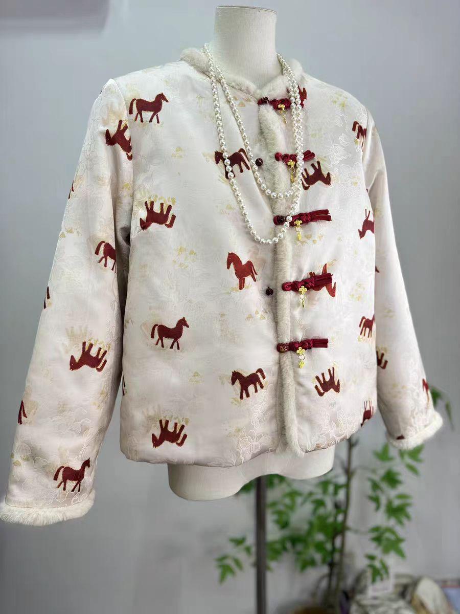 Women's Elegant Chinese Tang Jacket – Brocade Reversible – additional product view