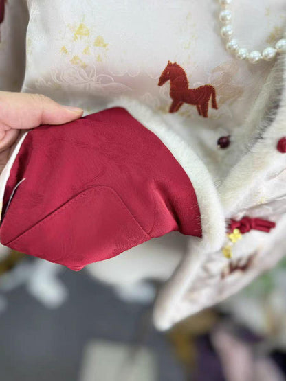 Women's Elegant Chinese Tang Jacket – Brocade Reversible – additional product view