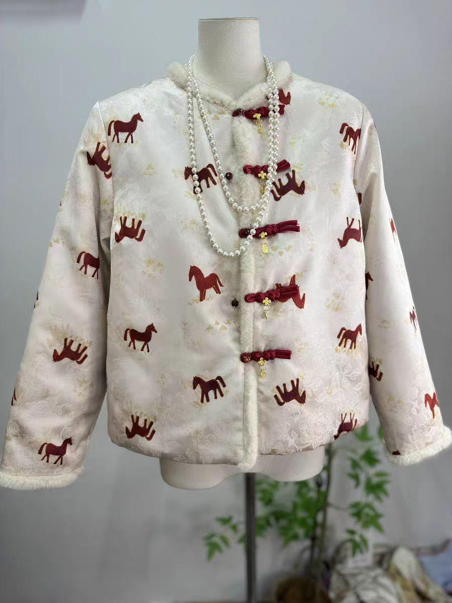 Women's Elegant Chinese Tang Jacket – Brocade Reversible – additional product view