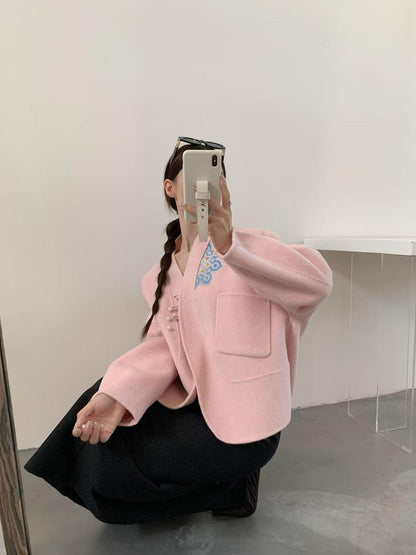 Women's Vintage Chinese Tang Jacket – additional product view