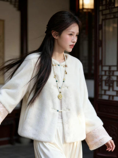 Women's Elegant Chinese Tang Jacket – Winter – additional product view