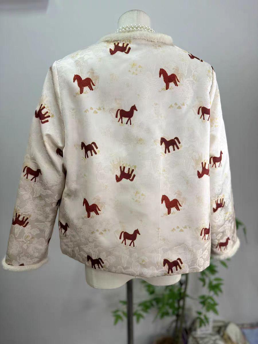Women's Elegant Chinese Tang Jacket – Brocade Reversible – additional product view
