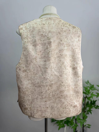 Embroidered Vintage Chinese Style Vest – Velvet – additional product view