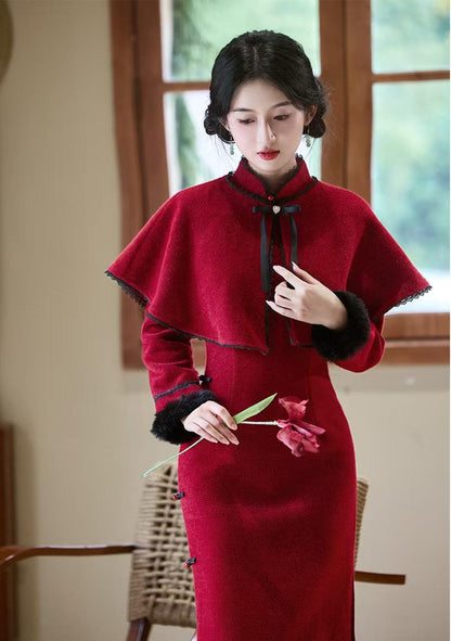 Women's Elegant Modern Chinese Two-Piece Set – Long Sleeve – additional product view