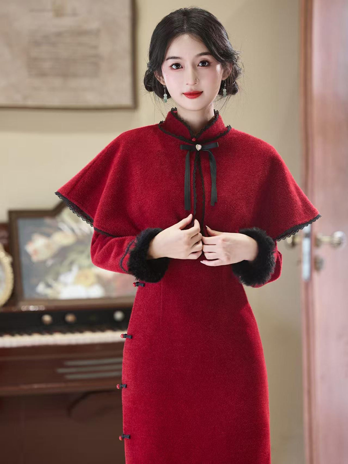 Women's Elegant Modern Chinese Two-Piece Set – Long Sleeve