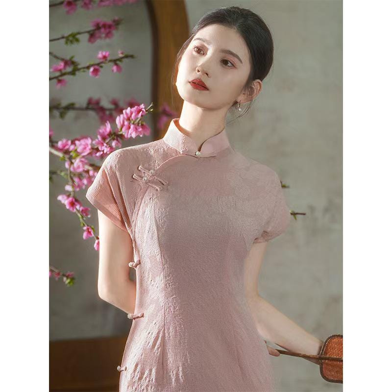 Women's Jacquard Qipao Cheongsam Dress – additional product view